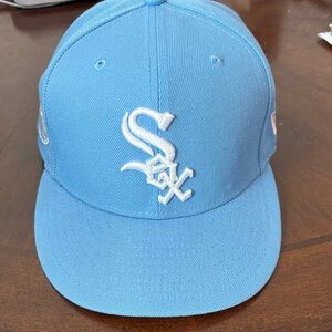 Men’s white Sox  Blue Baseball Cap